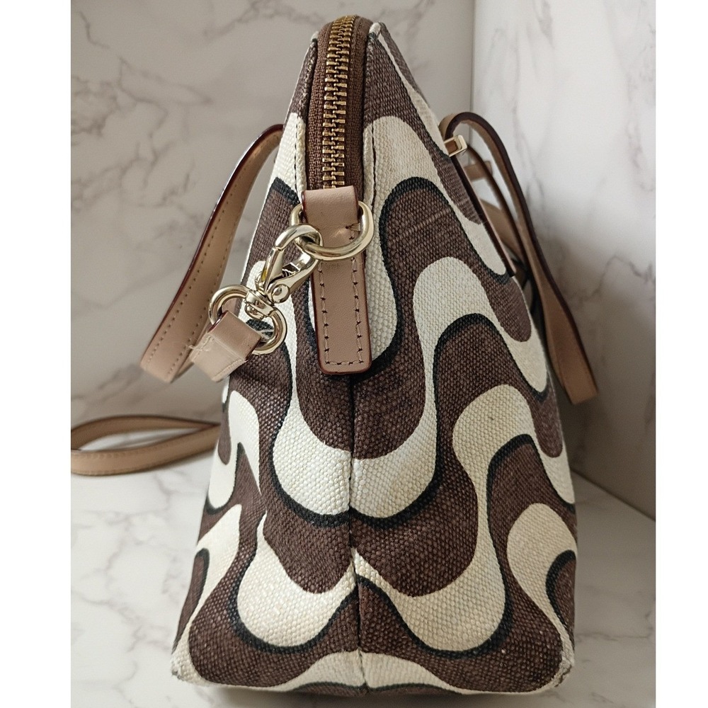 KATE SPADE South Poplar Street Maise Storybook Lining Satchel/Crossbody- EUC - Picture 5 of 9
